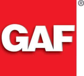 The logo for GAF a Sponsor of the Fredericksburg Area Builders Association