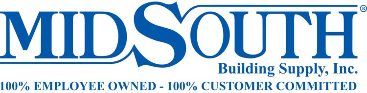 The logo for Mid South Building Supply a Sponsor of the Fredericksburg Area Builders Association